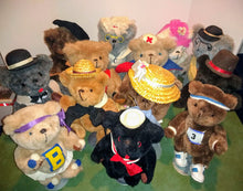 Load image into Gallery viewer, Vintage 1985 Jointed Teddy Bear Lot Jean Steele Original Kent Collectibles Reno Nv