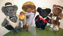 Load image into Gallery viewer, Vintage 1985 Jointed Teddy Bear Lot Jean Steele Original Kent Collectibles Reno Nv