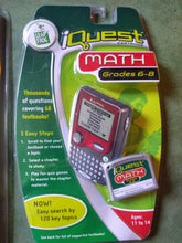 Load image into Gallery viewer, Brand New &amp; used Lot iQuest Starter, Science, Social Studies, Math 5th, 6th, 7th &amp; 8th Grade Math cartridges &amp; accessories