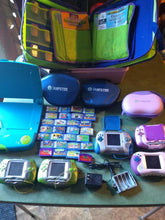 Load image into Gallery viewer, HUGE Wholesale Reseller lot Leapster LeapPad Leap Frog w/ cartridges, case, books, more!